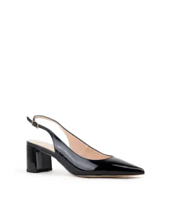BARI55 BLOCK HEEL SLINGBACK PUMP
