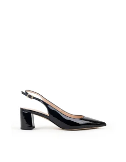 BARI55 BLOCK HEEL SLINGBACK PUMP