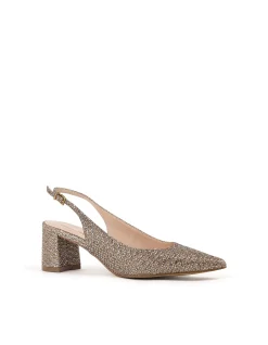BARI55 BLOCK HEEL SLINGBACK PUMP