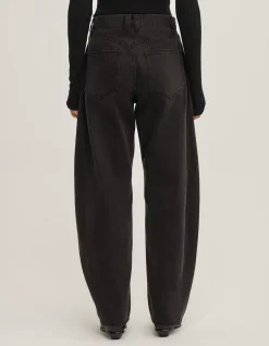 Barrel Leg High Waist Wide Leg Jeans
