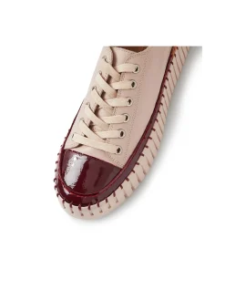 BASELO DJ BURGUNDY NUDE PATENT LEATHER