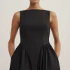 Basque Panel Dress