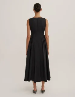 Basque Panel Dress