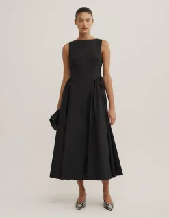 Basque Panel Dress