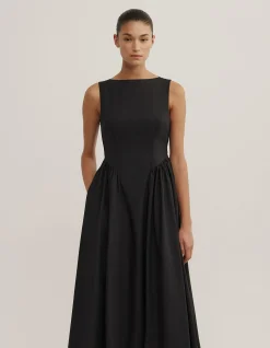 Basque Panel Dress