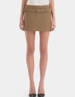 Bastille Belted Mini Skirt