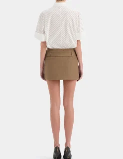 Bastille Belted Mini Skirt