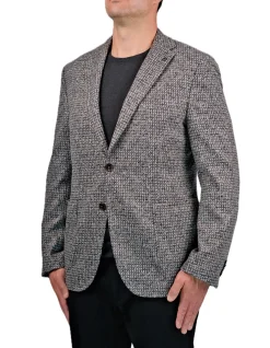 2B CHECK 1/2 LINED PATCH POCKET BLAZER