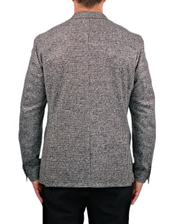 2B CHECK 1/2 LINED PATCH POCKET BLAZER