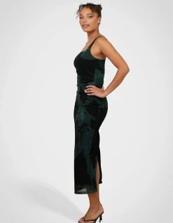 BEAU SQUARE NECK MAXI DRESS