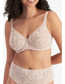 BECAUSE MINDFUL MESH MOULDED MINIMISER BRA