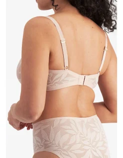 BECAUSE MINDFUL MESH MOULDED MINIMISER BRA