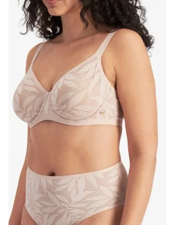 BECAUSE MINDFUL MESH MOULDED MINIMISER BRA