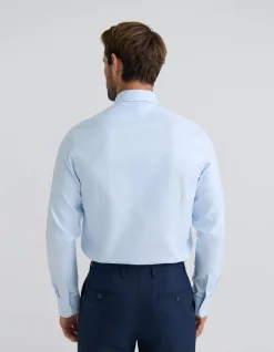 BECKTON SLIM FIT TWILL COTTON SHIRT