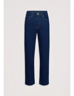 Becky High Rise Crop Straight Leg Jeans
