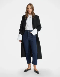 Becky High Rise Crop Straight Leg Jeans