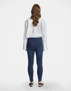 Becky High Rise Crop Straight Leg Jeans