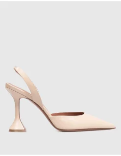 BEGUM SLING 95 CL HEEL CRYSTAL BUCKLE PATENT LEATHER