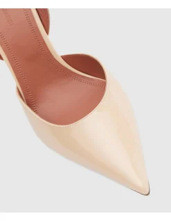 BEGUM SLING 95 CL HEEL CRYSTAL BUCKLE PATENT LEATHER