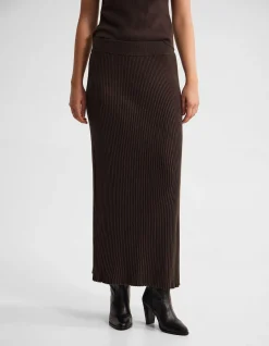 BELLE RIB KNITTED SKIRT
