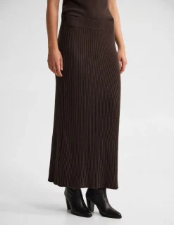 BELLE RIB KNITTED SKIRT