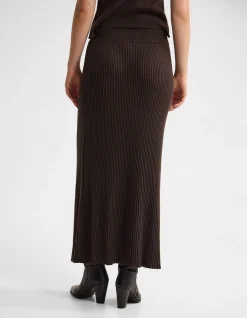 BELLE RIB KNITTED SKIRT