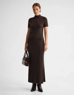 BELLE RIB KNITTED SKIRT
