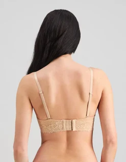 Bendon Bare Lace Back Strapless Bra