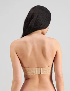 Bendon Bare Lace Back Strapless Bra