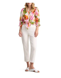 BENGAJEAN 7/8 STRAIGHT LEG - CREAM