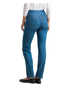 Bengajean Indigo Mid Wash Straight Leg Jeans