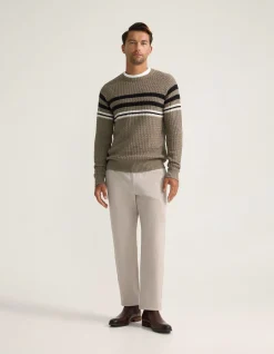 BENJI STRIPE COTTON KNIT