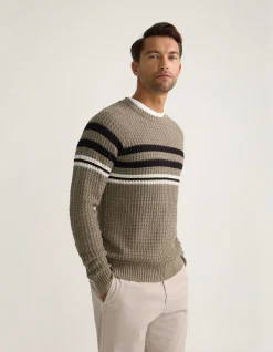 BENJI STRIPE COTTON KNIT