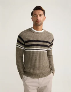 BENJI STRIPE COTTON KNIT