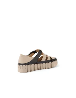 Bentaya Patent Leather Fisherman Platforms