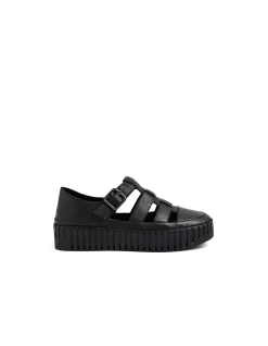 BENTAYA MI BLACK BLACK SOLE LEATHER