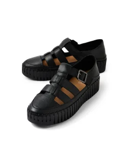 BENTAYA MI BLACK BLACK SOLE LEATHER
