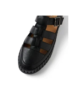 BENTAYA MI BLACK BLACK SOLE LEATHER