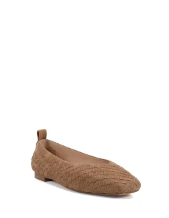 Berty Nutmeg Suede Leather Ballet Flat