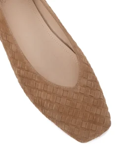 Berty Nutmeg Suede Leather Ballet Flat