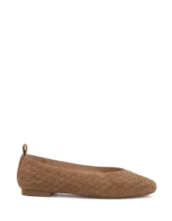 Berty Nutmeg Suede Leather Ballet Flat