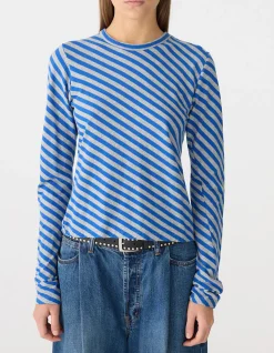 Bias Stripe Baby Long Sleeve T-Shirt
