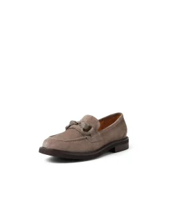 Bimble Suede Chain Detail Loafers
