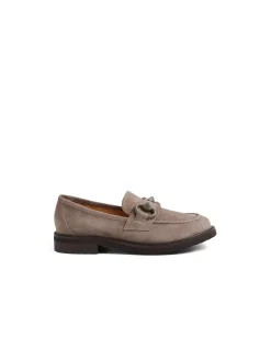 Bimble Suede Chain Detail Loafers