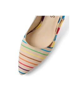 Bingo Bright Multi Strap Heel Pumps