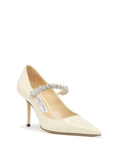 Bing Pump 85 Crystal Strap Patent Leather Pump