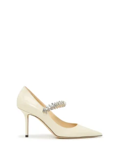 Bing Pump 85 Crystal Strap Patent Leather Pump