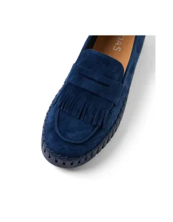 BISCUITS MI NAVY NAVY SOLE SUEDE