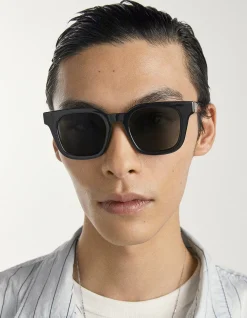 BKK BLACK SUNGLASSES POLARISED GREY LENS