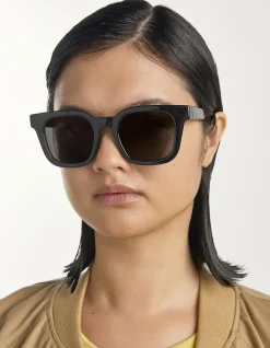 BKK BLACK SUNGLASSES POLARISED GREY LENS